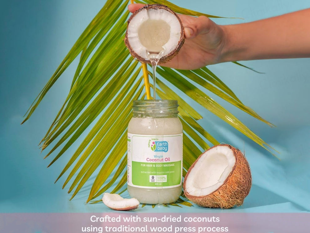 Earth Baby Virgin Coconut Oil For Hair & Body Massage
