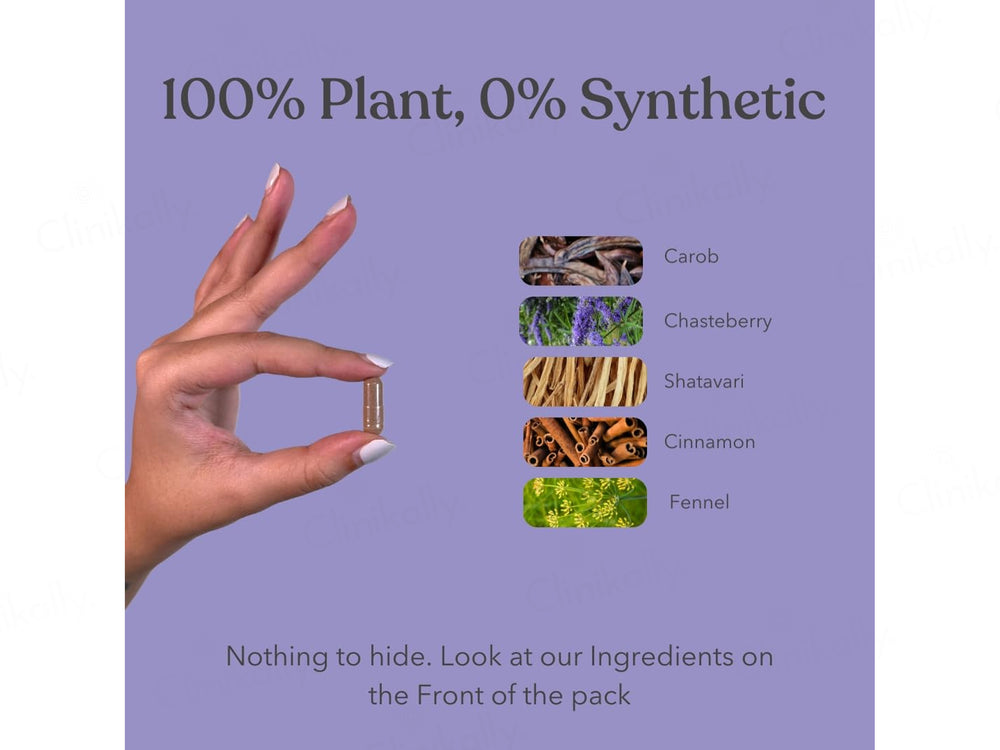Earthful Her Support PCOS Nutraceutical Veg Capsule