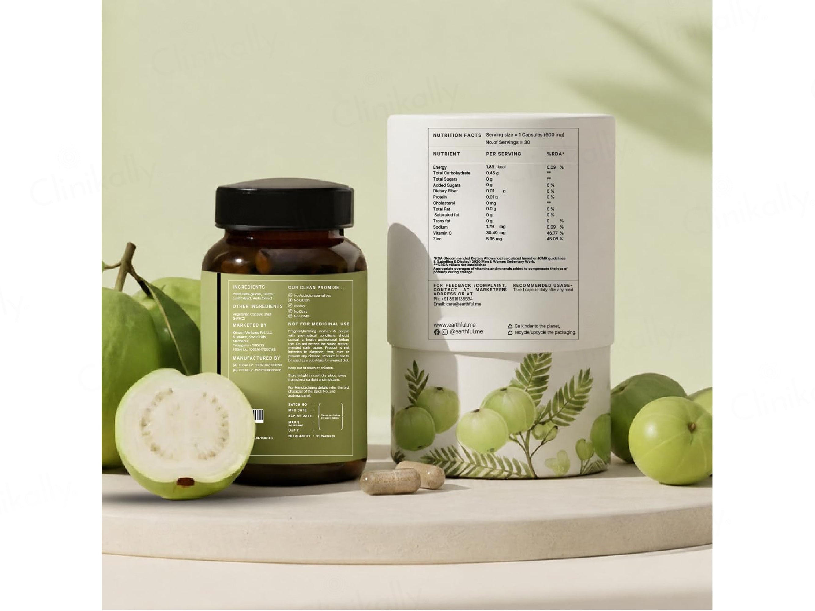 Earthful Immuno Peak Nutraceutical Veg Capsule