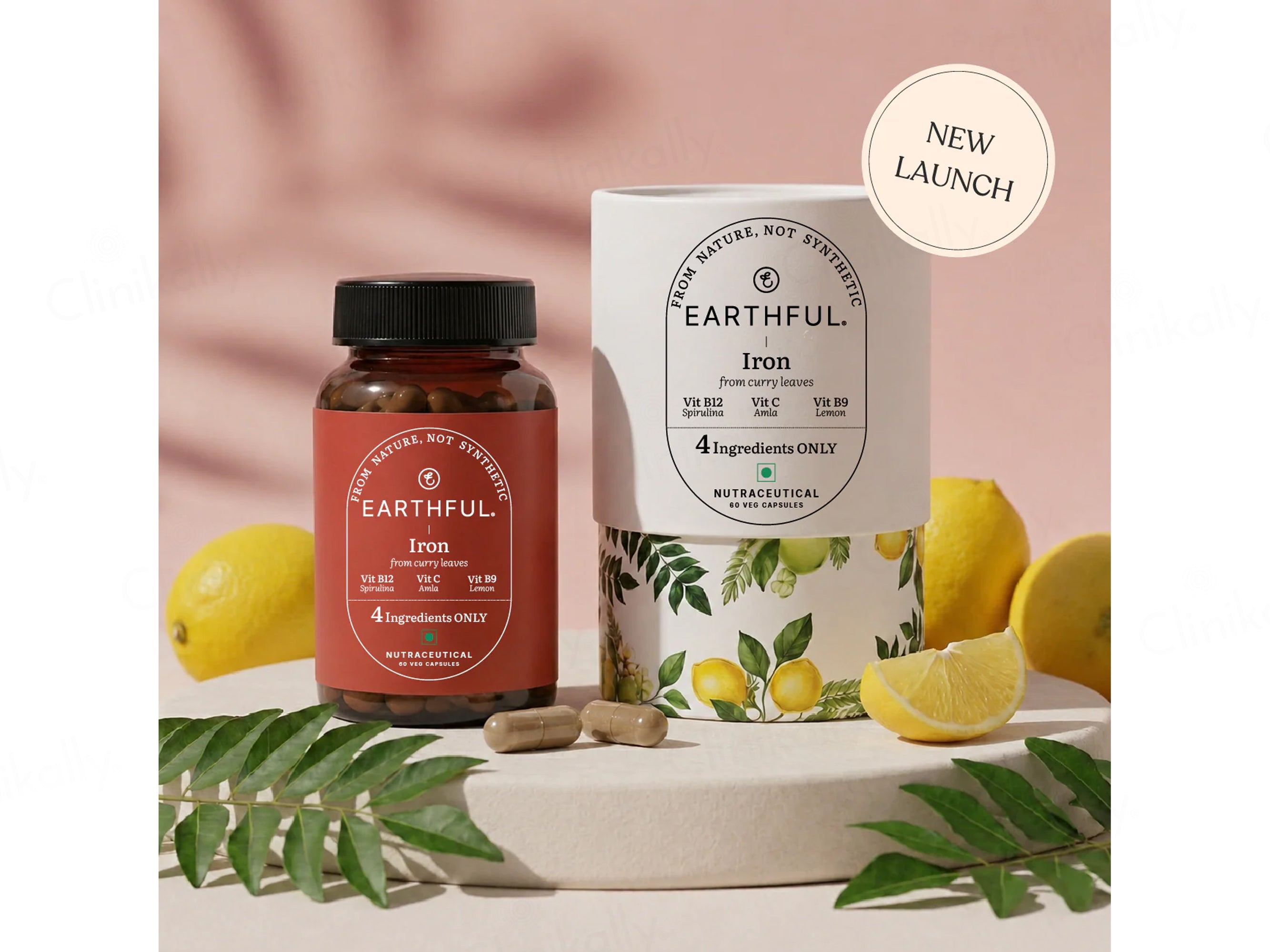 Earthful Iron Nutraceutical Veg Capsule