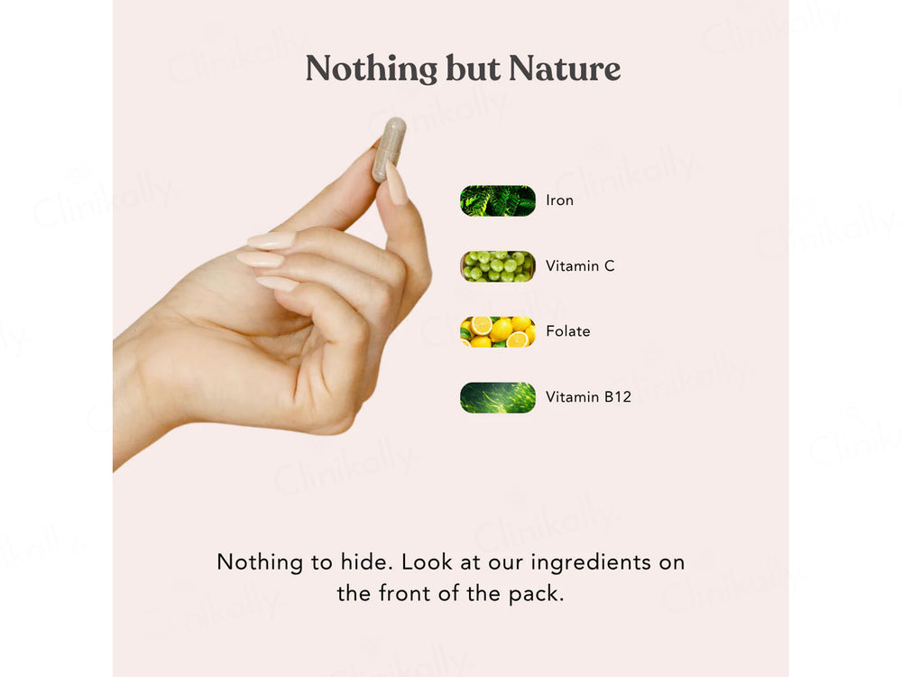 Earthful Iron Nutraceutical Veg Capsule