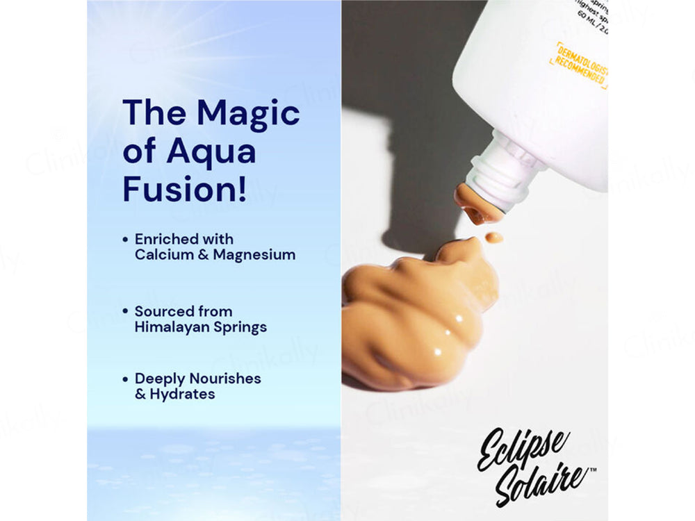 Eclipse Solaire Tinted Aqua Fusion Sunscreen SPF 50 PA+++