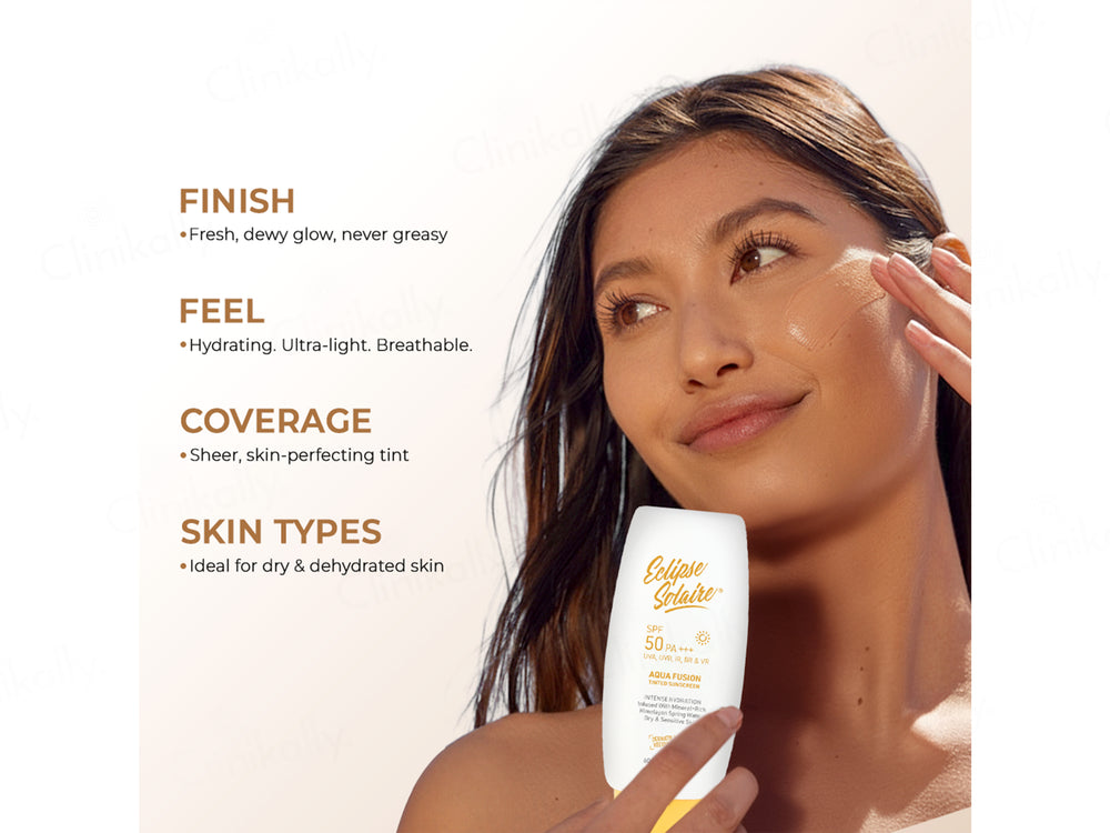 Eclipse Solaire Tinted Aqua Fusion Sunscreen SPF 50 PA+++