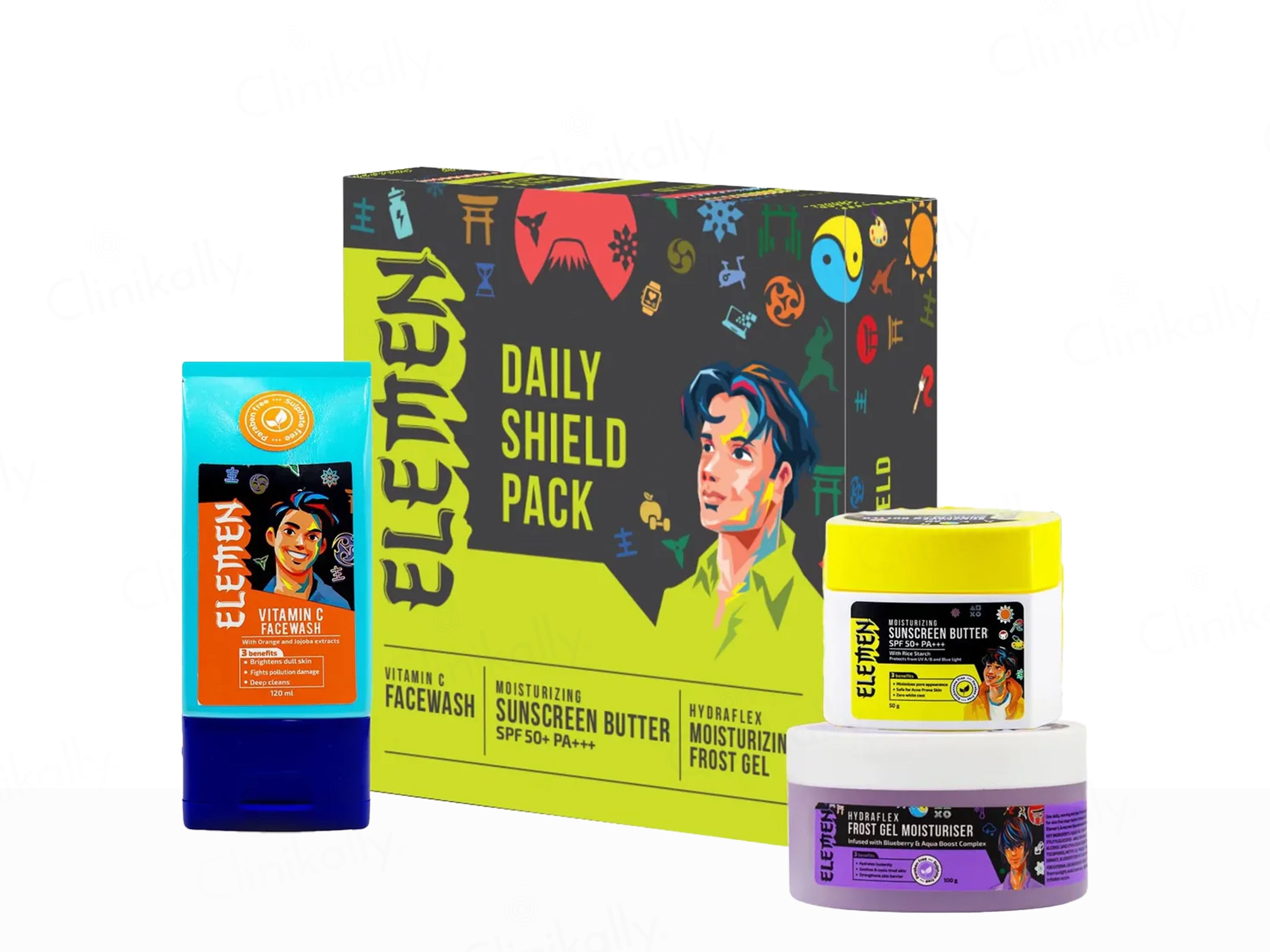 Elemen Daily Shield Combo Pack