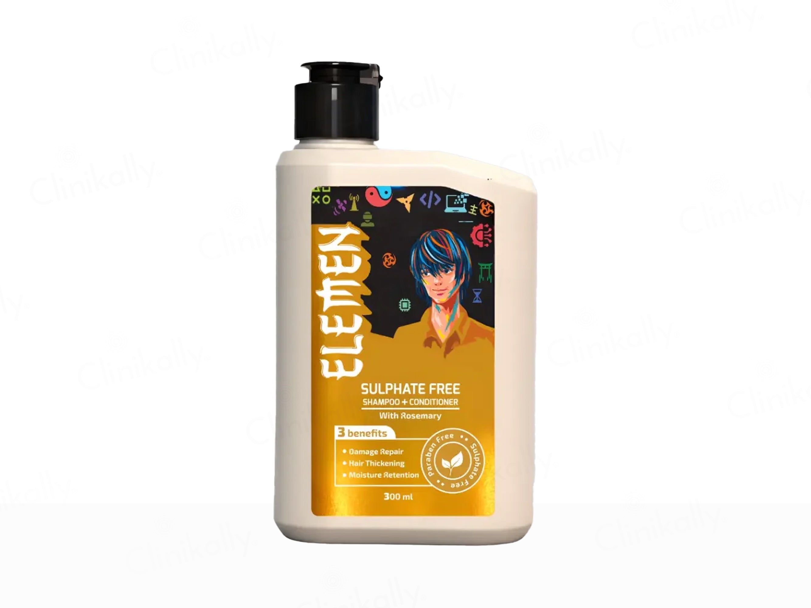 Elemen Sulphate Free Shampoo + Conditioner With Rosemary