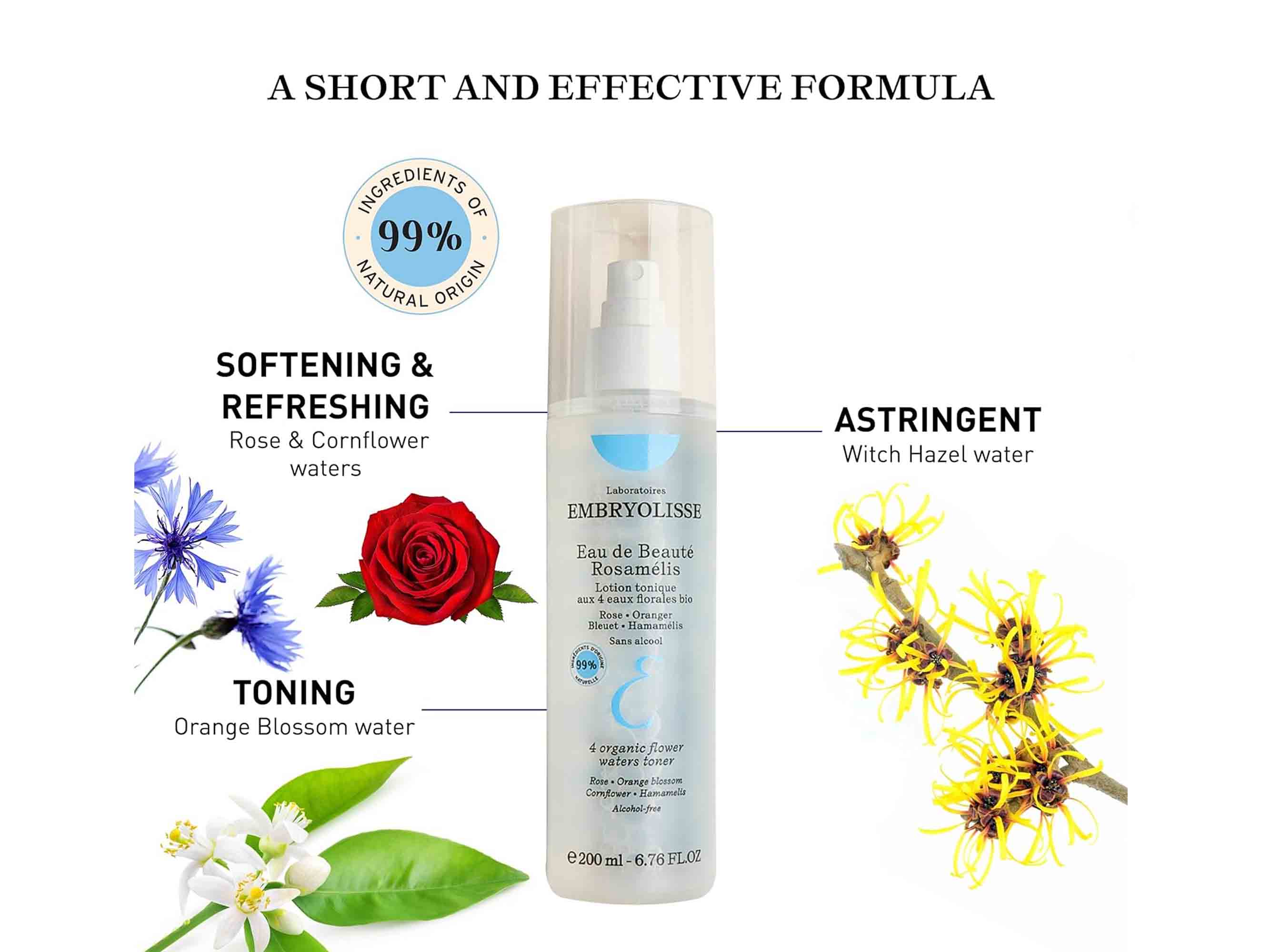 Embryolisse Eau De Beaute Rosamelis Face Toner