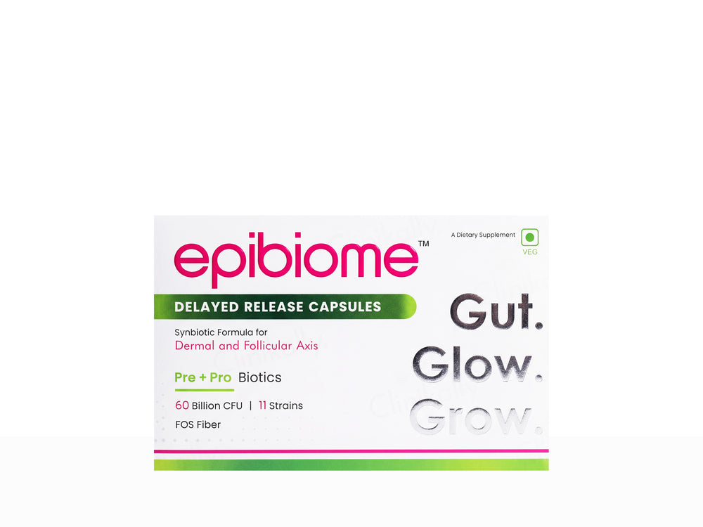 Epibiome Pre+Pro Biotics Dietary Supplement Capsule