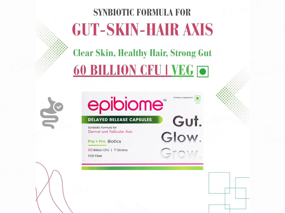 Epibiome Pre+Pro Biotics Dietary Supplement Capsule