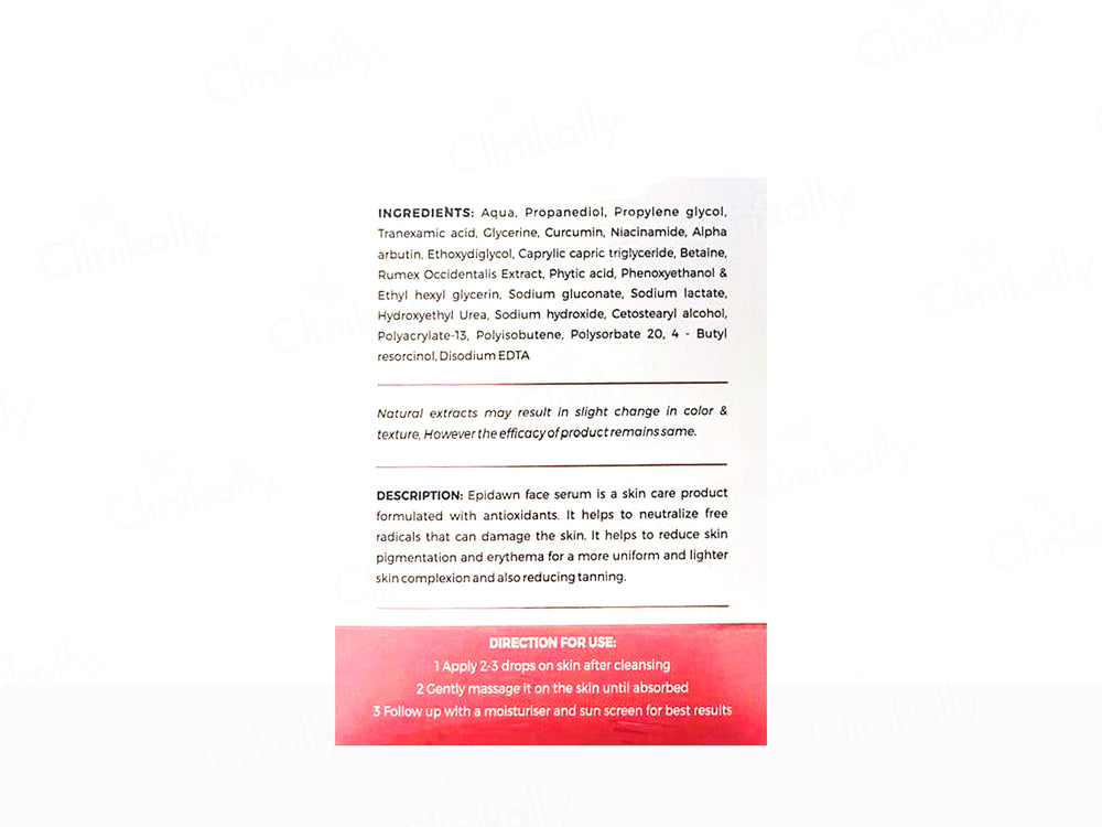 Epidawn Dark Spot Reducer Serum