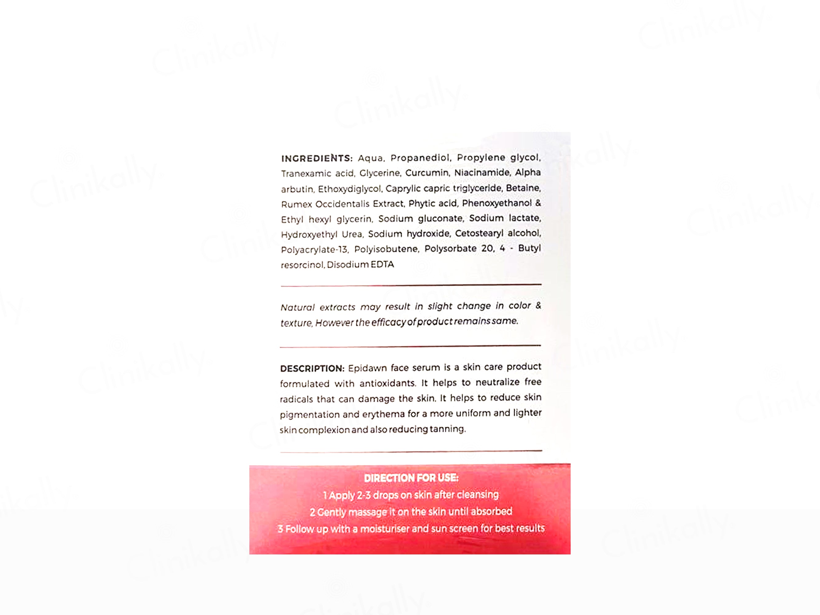 Epidawn Dark Spot Reducer Serum