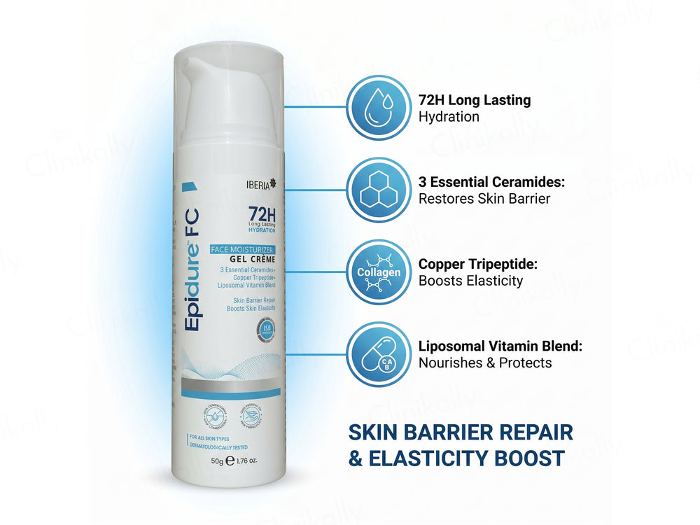 Epidure FC Hydrating Face Moisturizer Gel Creme