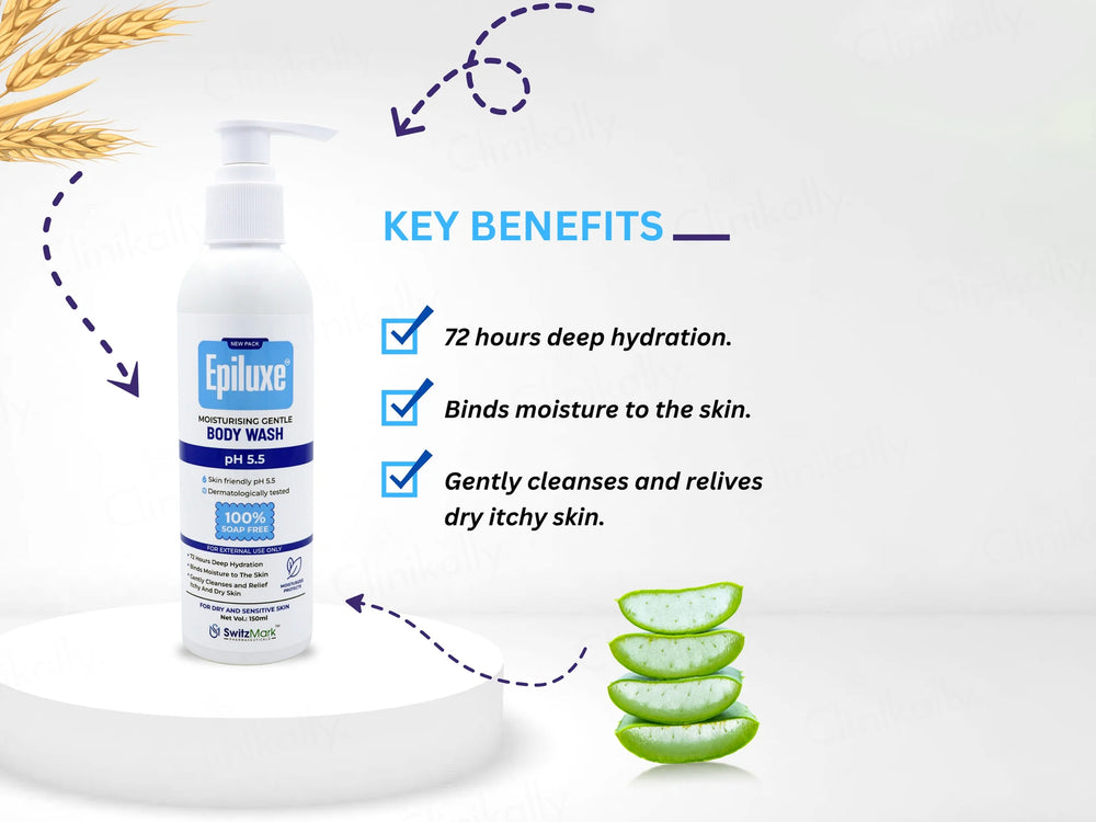 Epiluxe Moisturising Gentle Body Wash