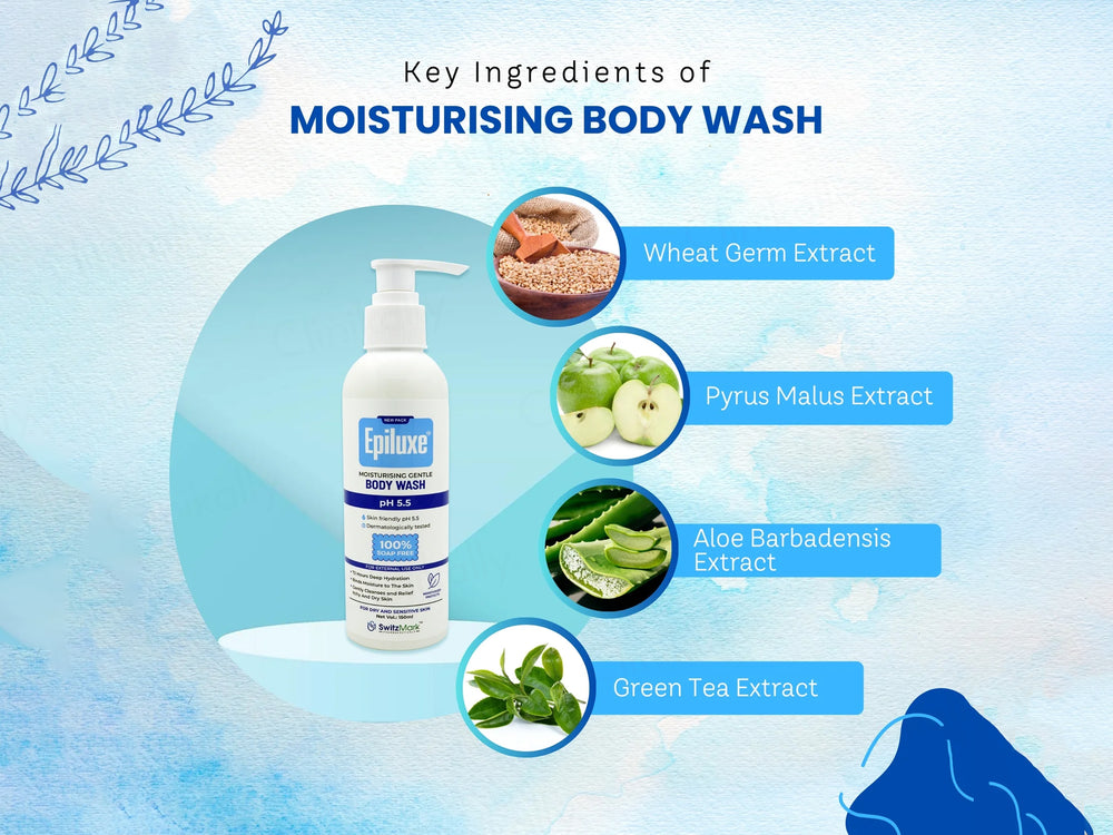 Epiluxe Moisturising Gentle Body Wash
