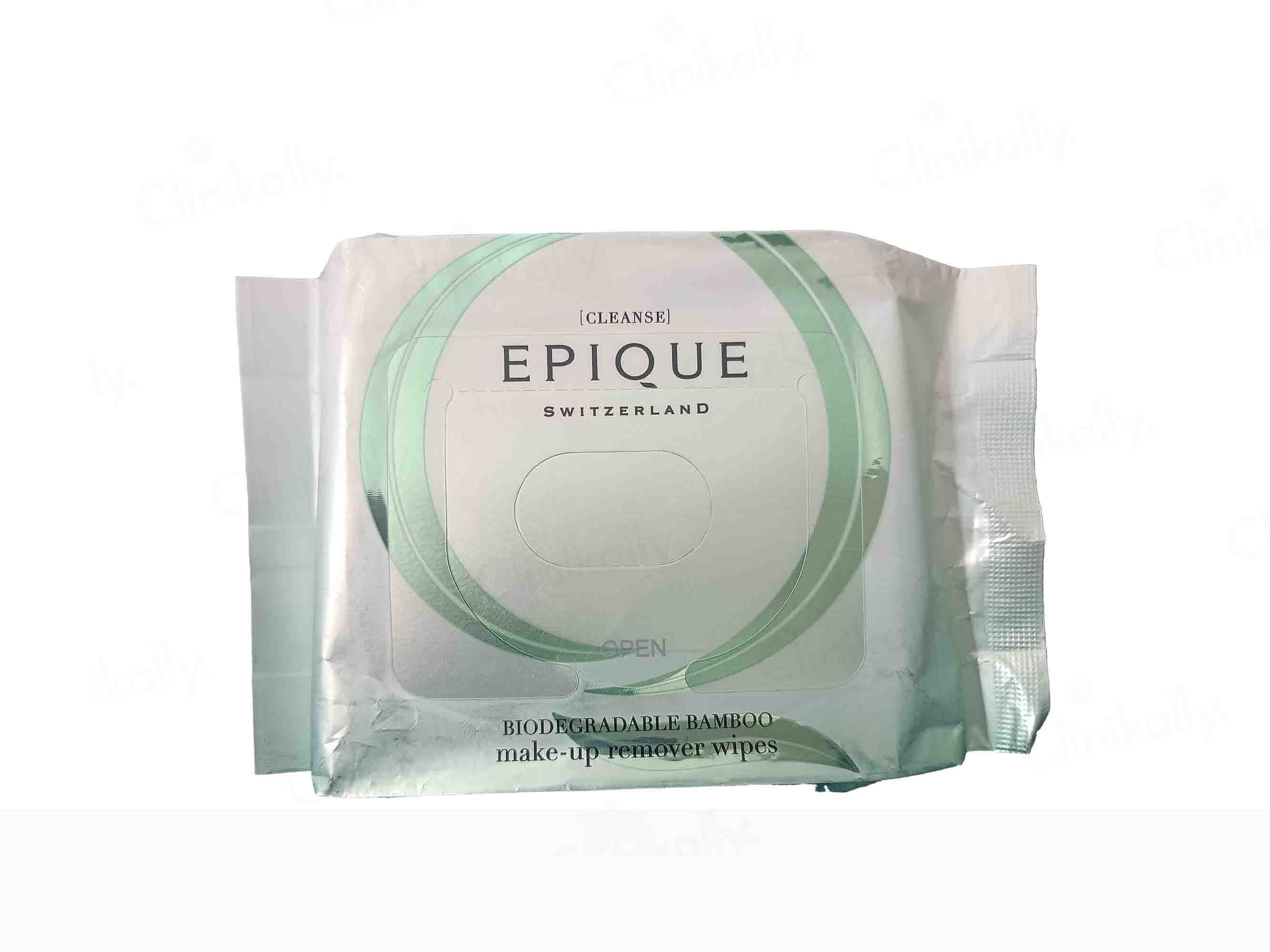 Epique Biodegradable Bamboo Make-up Remover Wipes - Clinikally
