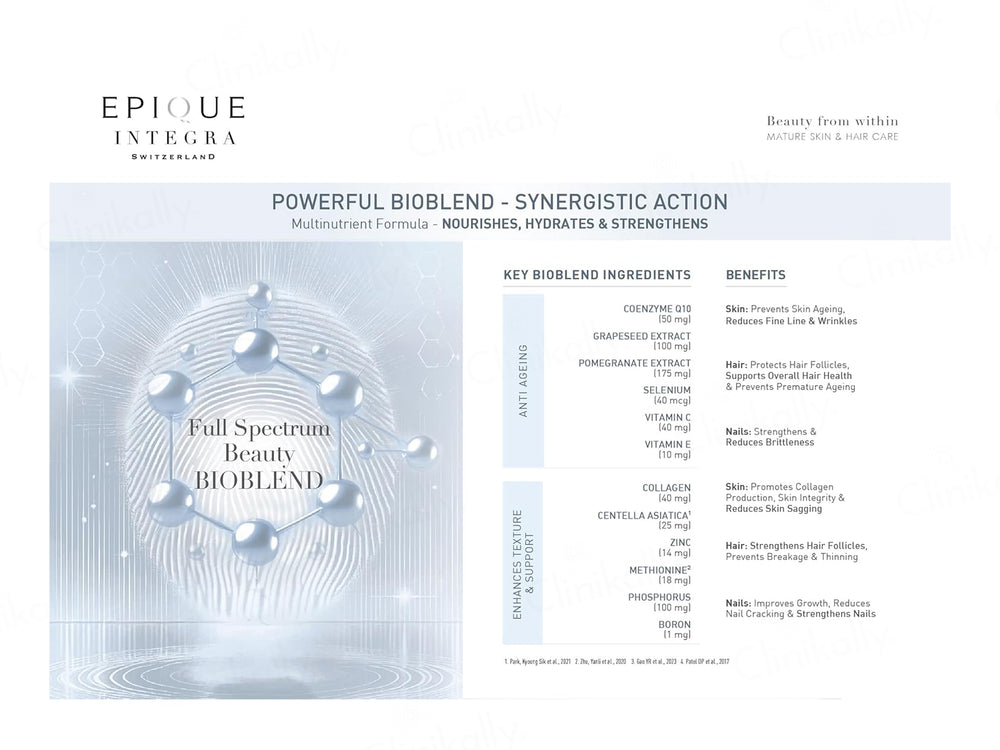 Epique Integra Full Spectrum Beauty Bioblend Nutraceutical Tablet