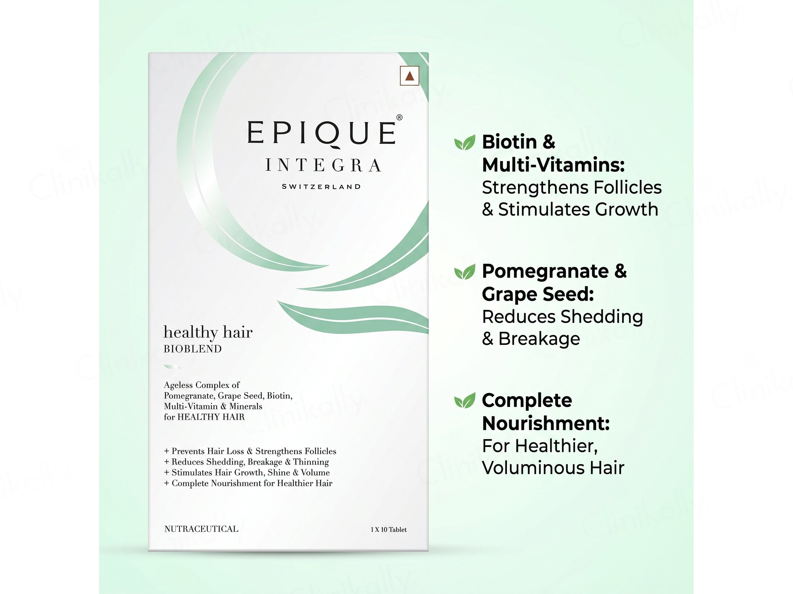 Epique Integra Healthy Hair Bioblend Nutraceutical Tablet