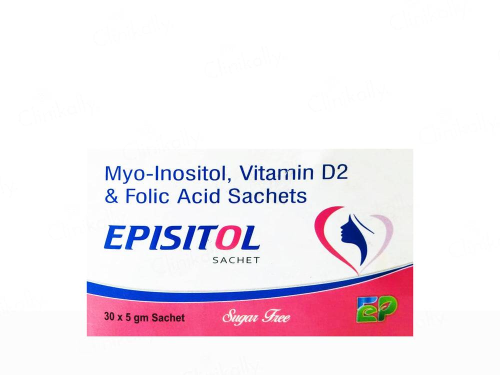 Episitol Myo-Inositol, Vitamin D2 & Folic Acid Nutraceutical Powder