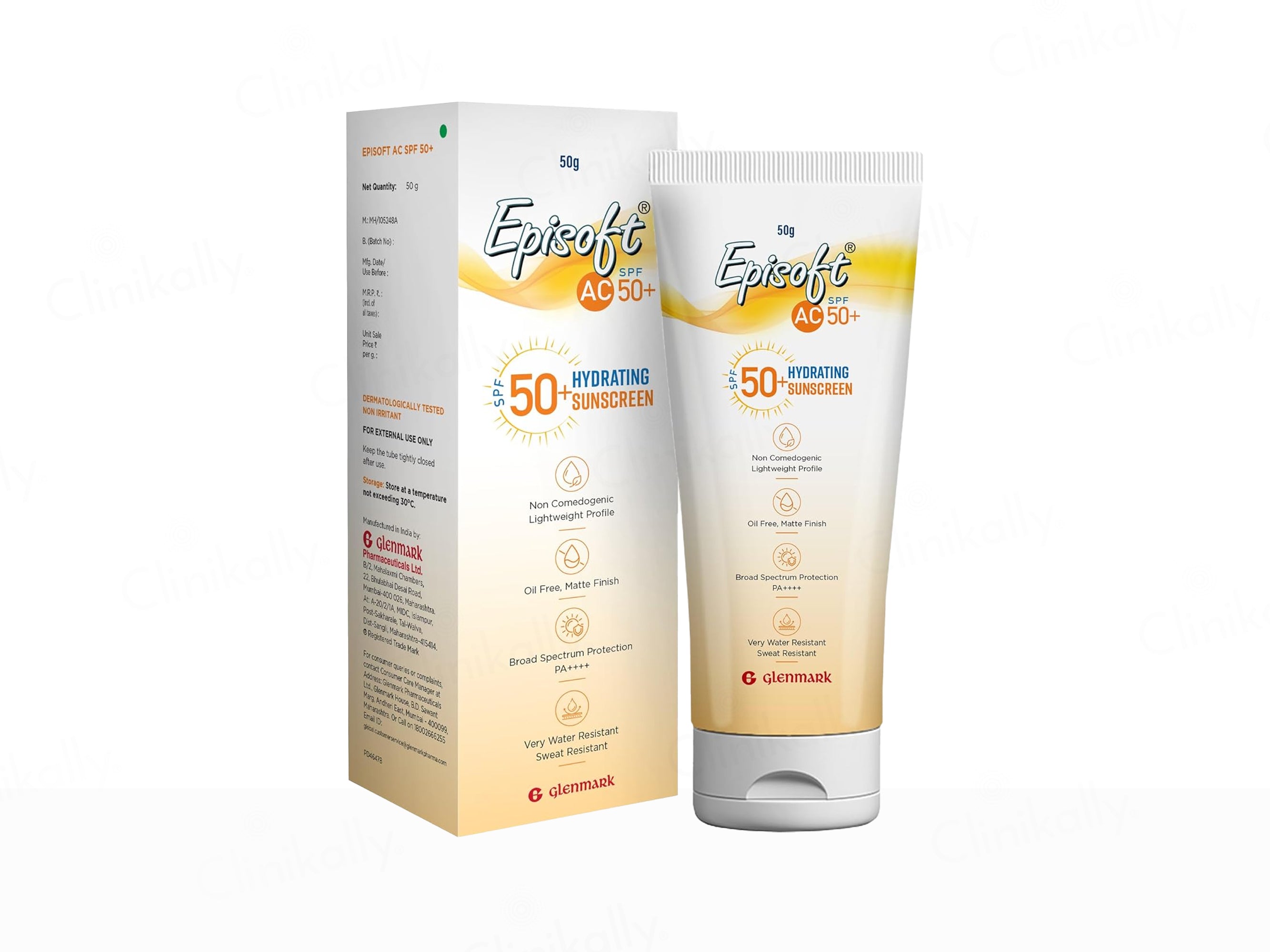 Episoft AC Hydrating Sunscreen SPF 50+ PA++++