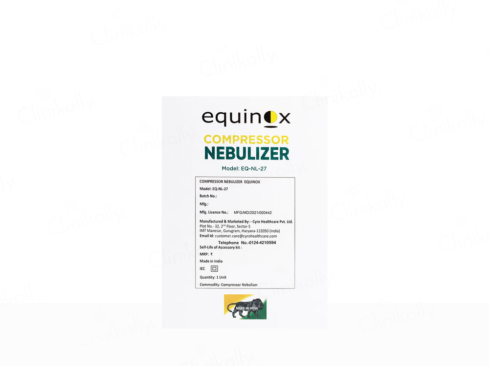 Equinox EQ-NL-27 Compressor Nebulizer