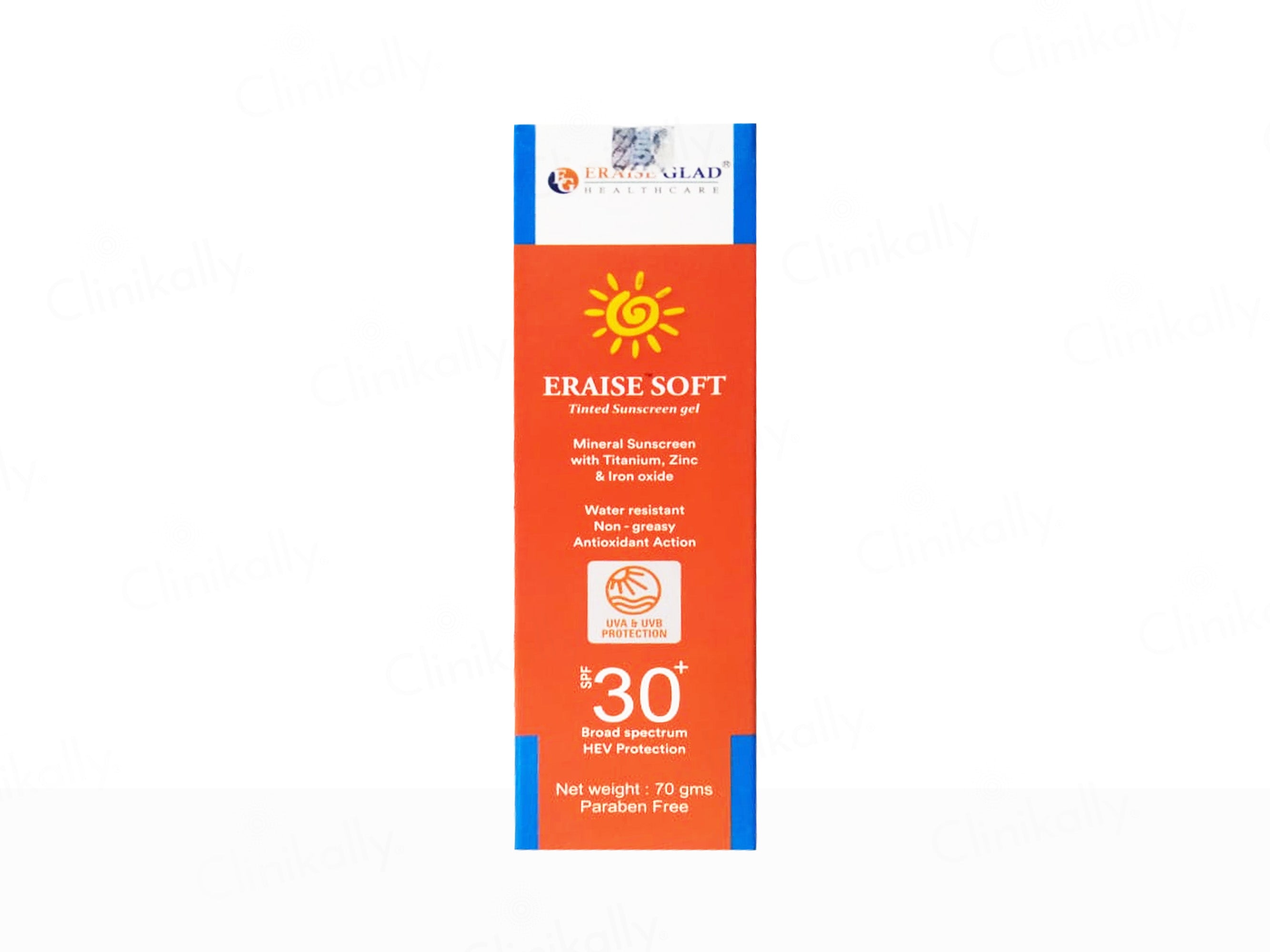 Eraise Soft Tinted Mineral Sunscreen Gel SPF 30+
