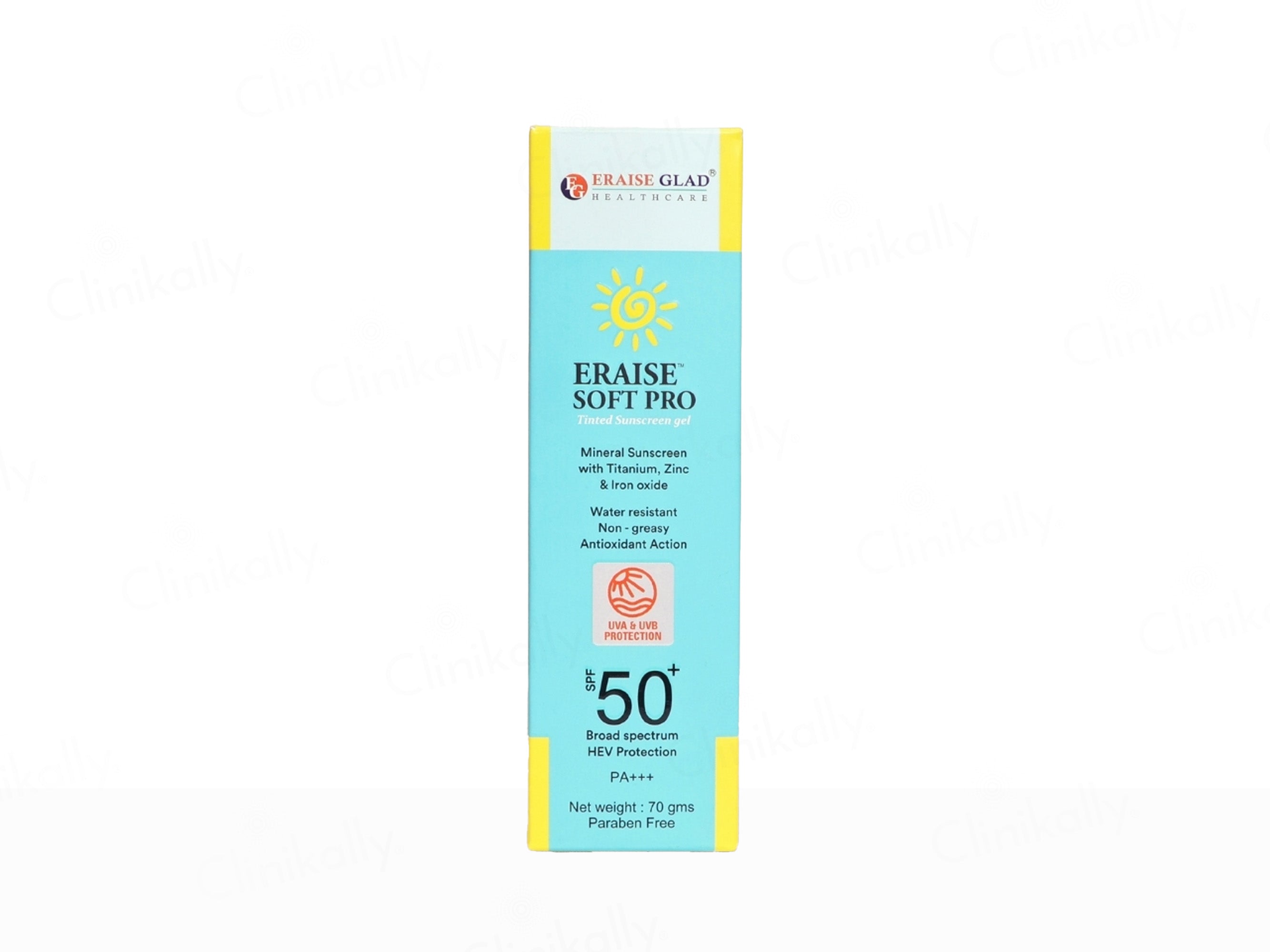 Eraise Soft Pro Tinted Mineral Sunscreen Gel SPF 50+ PA+++