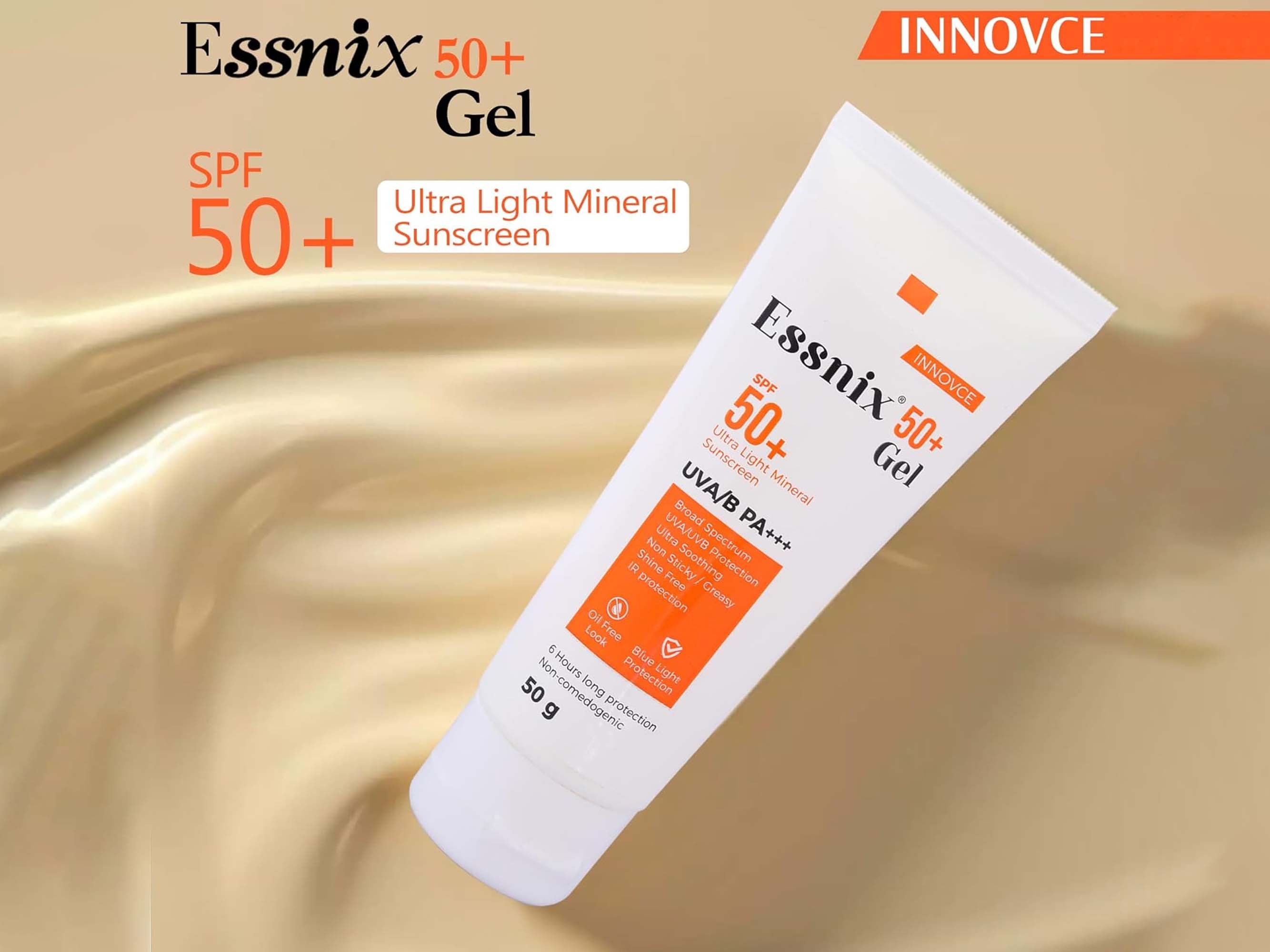 Essnix 50+ Ultra Light Mineral Sunscreen Gel SPF 50+ PA+++