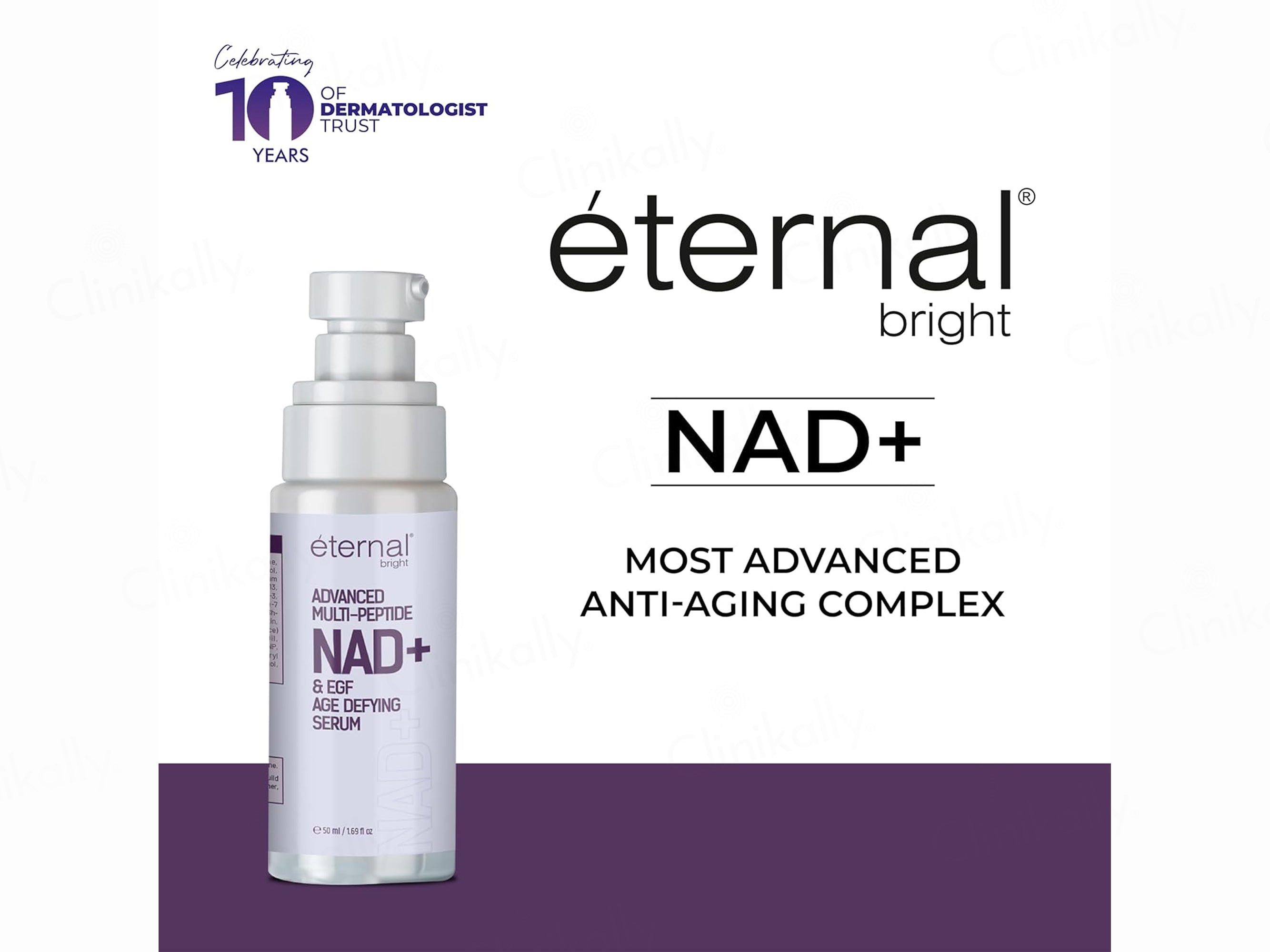 Eternal Bright Advanced Multi-Peptide NAD+ & EGF Age-Defying Serum