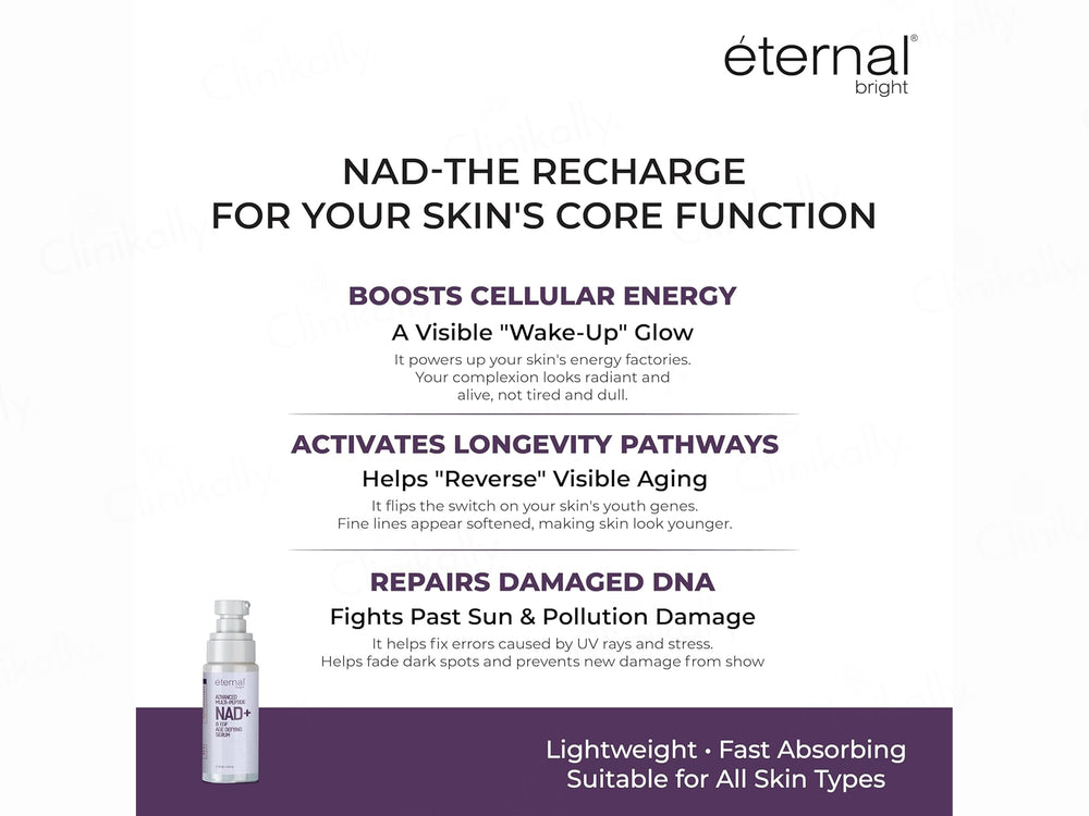 Eternal Bright Advanced Multi-Peptide NAD+ & EGF Age-Defying Serum