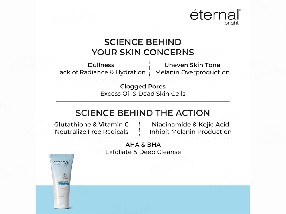 Eternal Bright C Glutathione Glo Radiance Face Wash