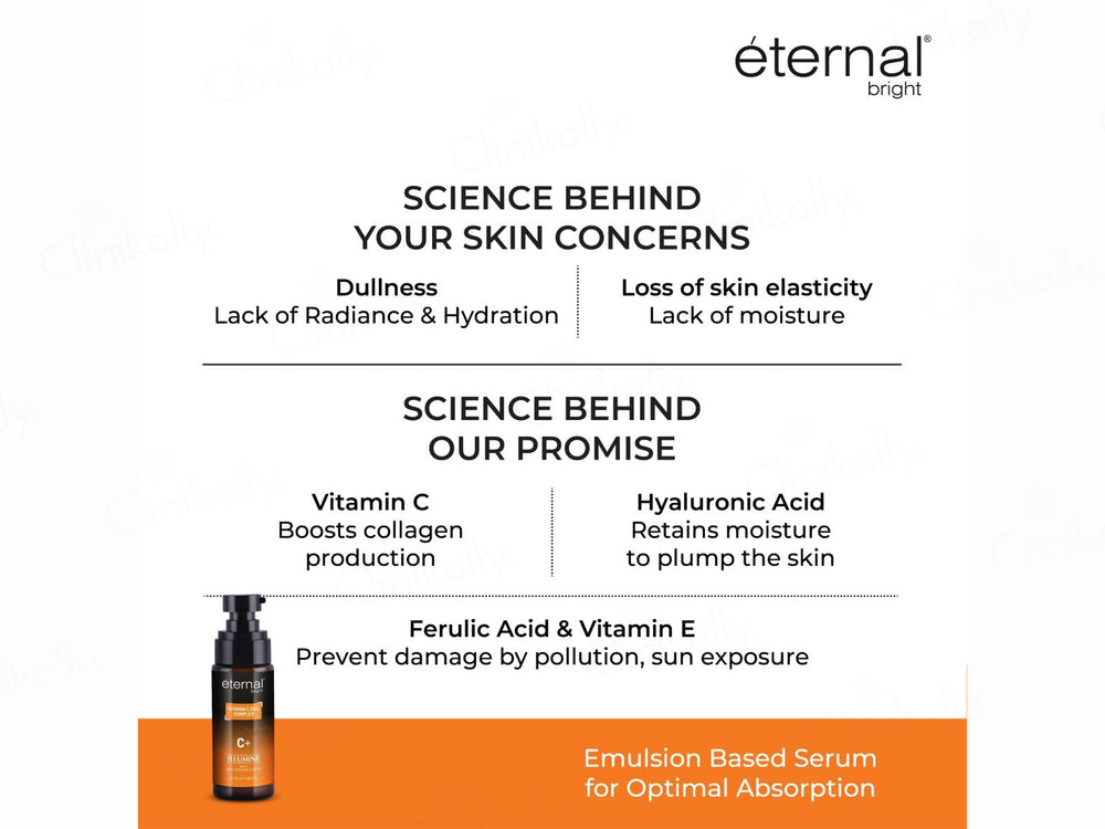 Eternal Bright Vitamin C 20% Complex C+ Illumine Skin Brightening Serum