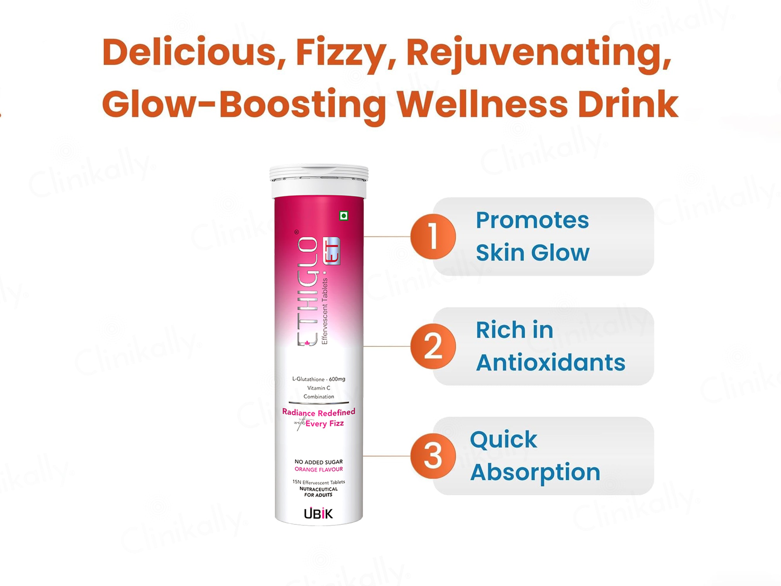 Ethiglo ET Effervescent Tablet