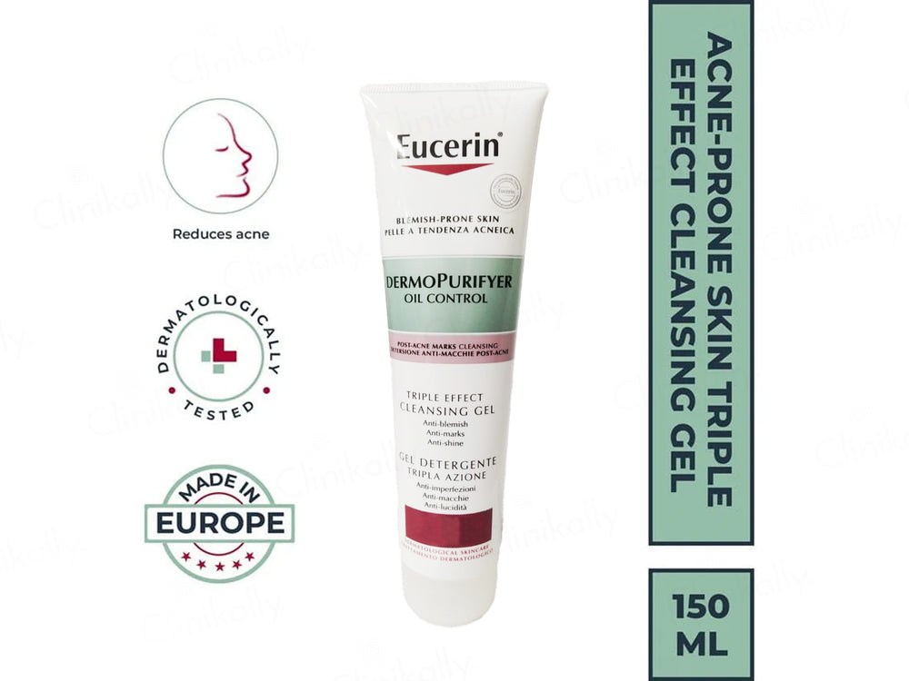 Eucerin DermoPurifyer Oil Control Triple Effect Cleansing Gel