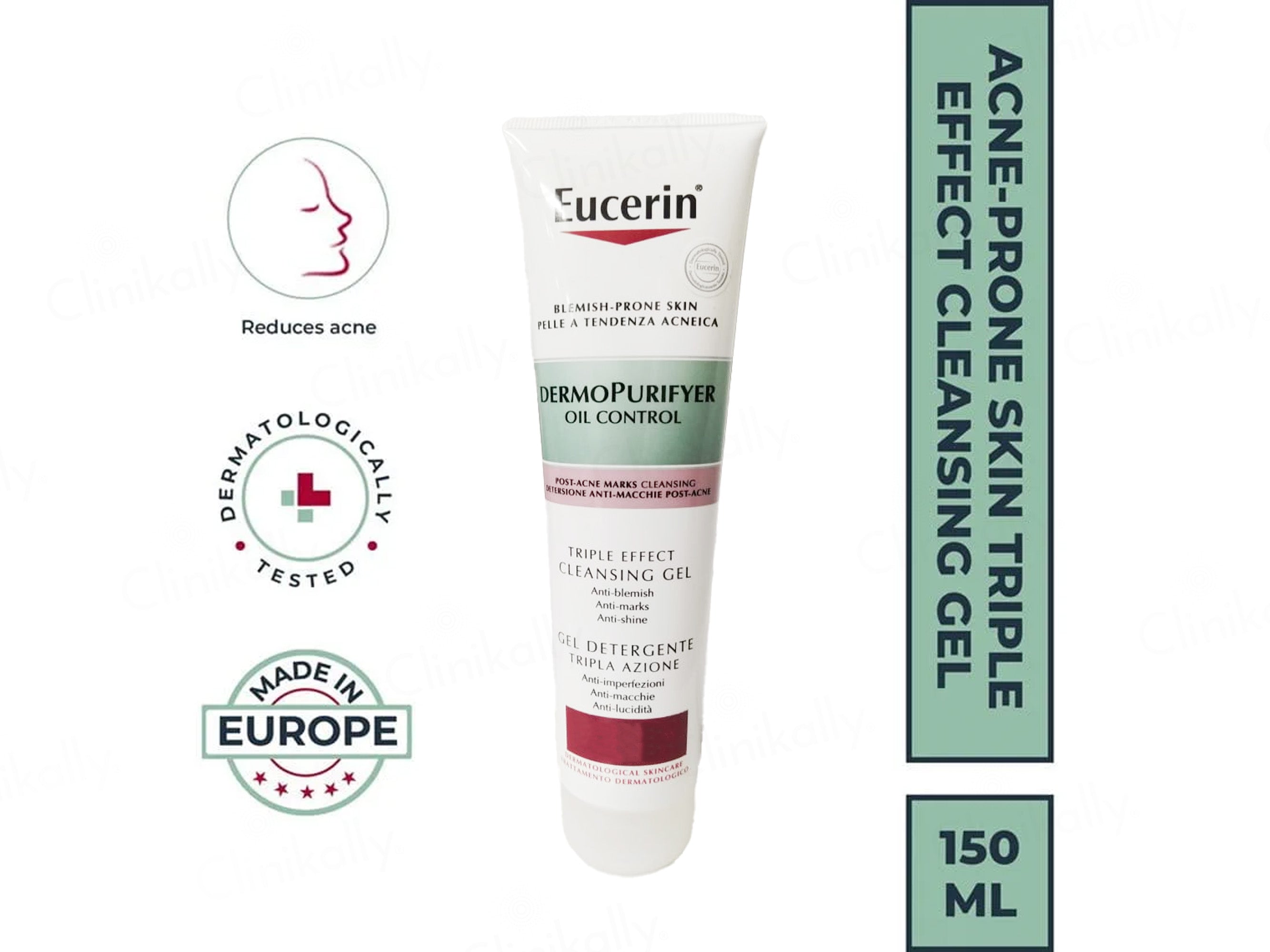 Eucerin DermoPurifyer Oil Control Triple Effect Cleansing Gel