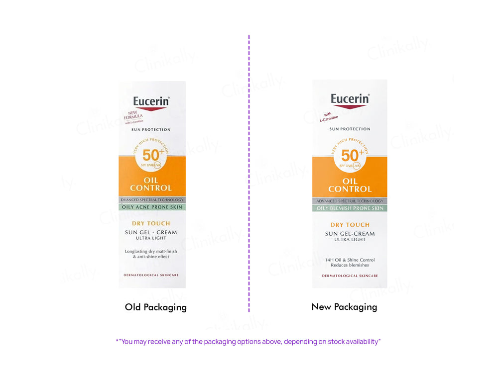 Eucerin Oil Control Dry Touch Ultra Light Sun Gel-Cream Sunscreen SPF 50+