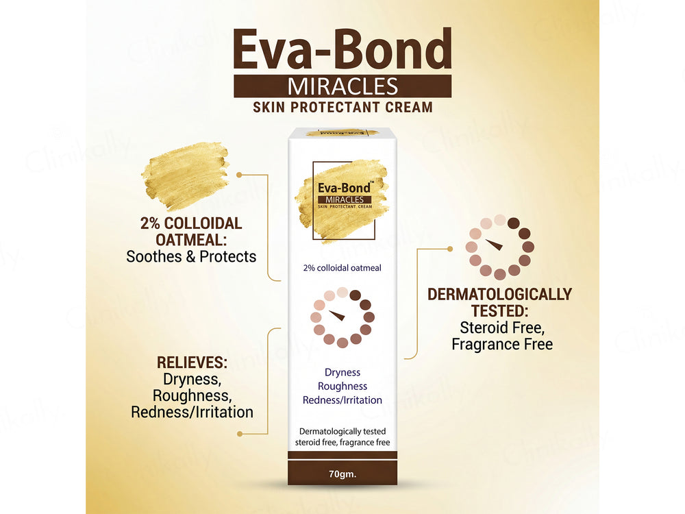 Eva-Bond Miracles 2% Colloidal Oatmeal Skin Protectant Cream