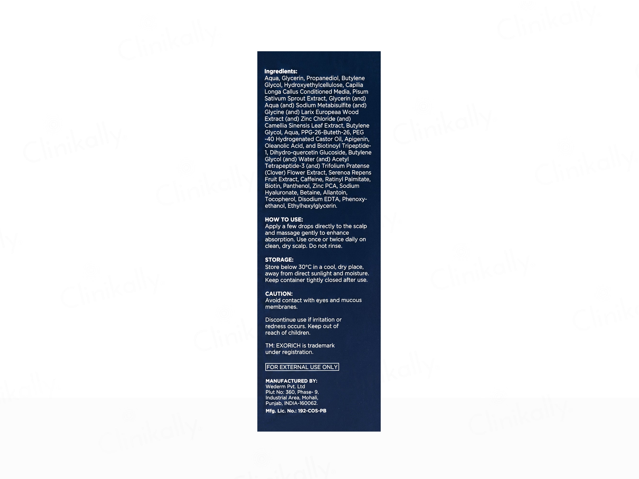 Exorich Advanced Hair Growth Serum