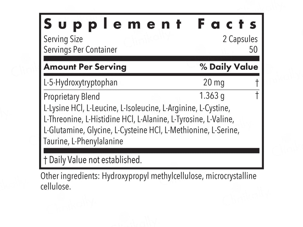 Allergy Research Group Free Aminos Dietary Supplement Vegetarian Capsule