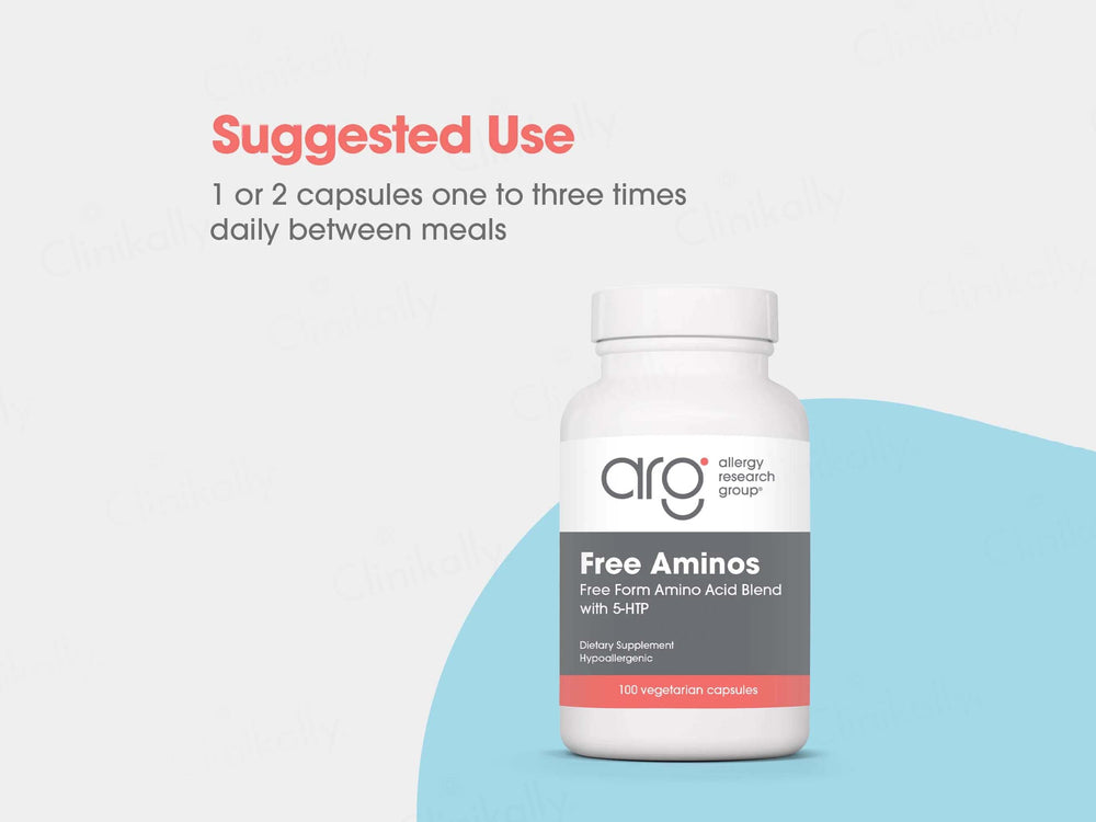 Allergy Research Group Free Aminos Dietary Supplement Vegetarian Capsule