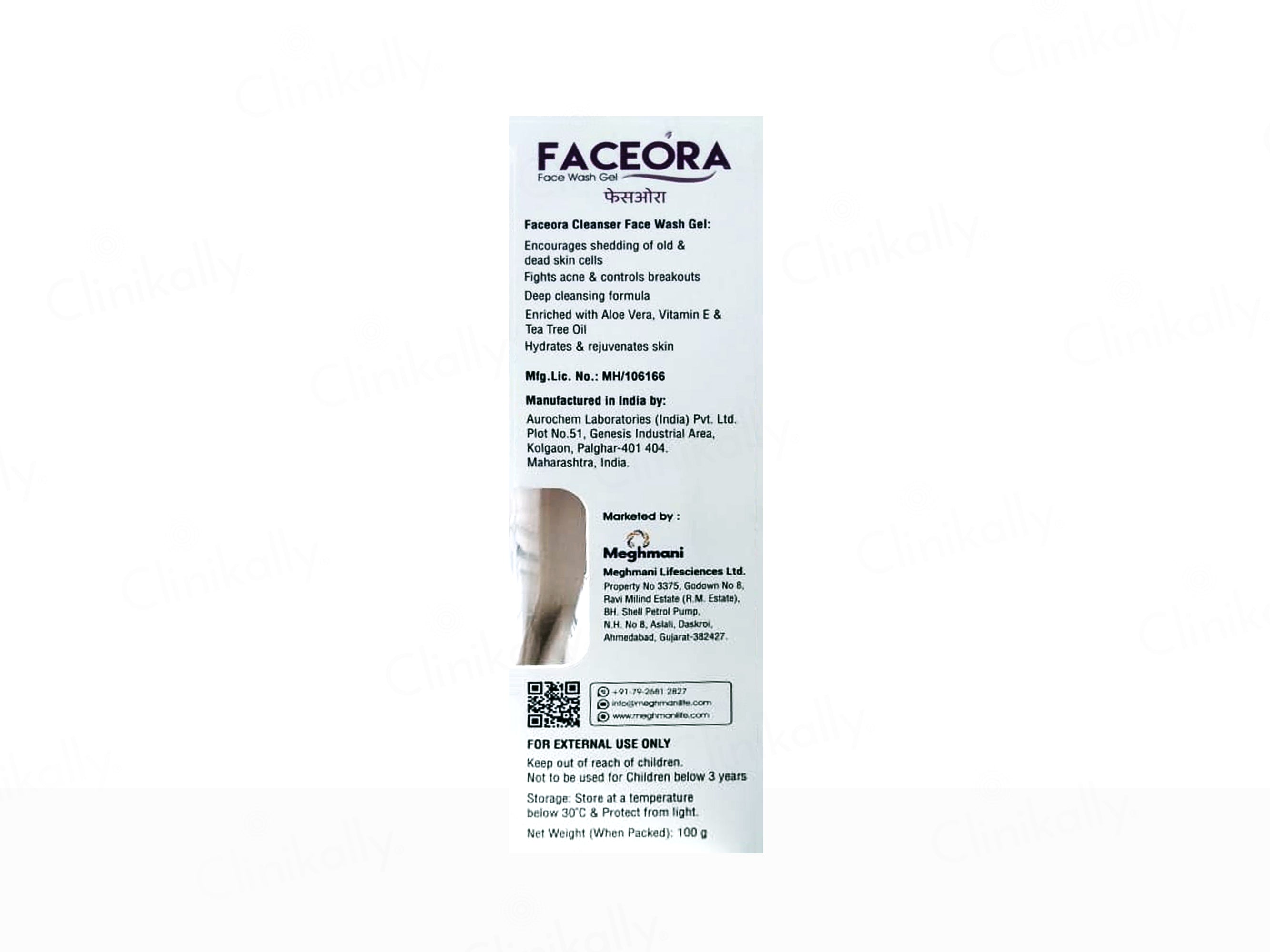 Faceora Rejuvenate Face Wash Gel