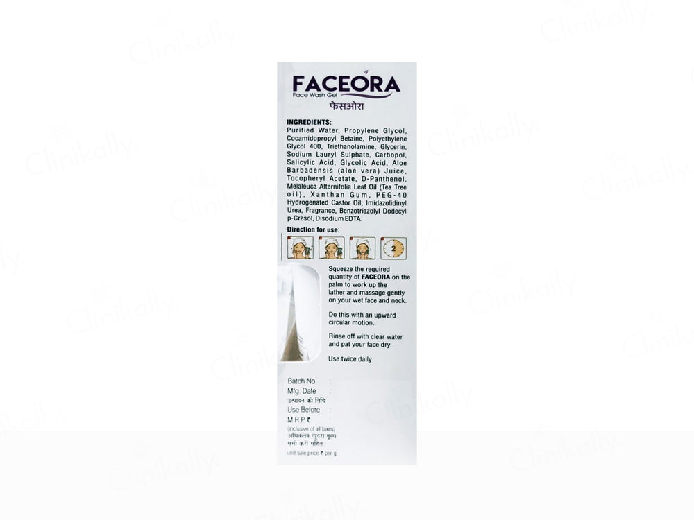 Faceora Rejuvenate Face Wash Gel