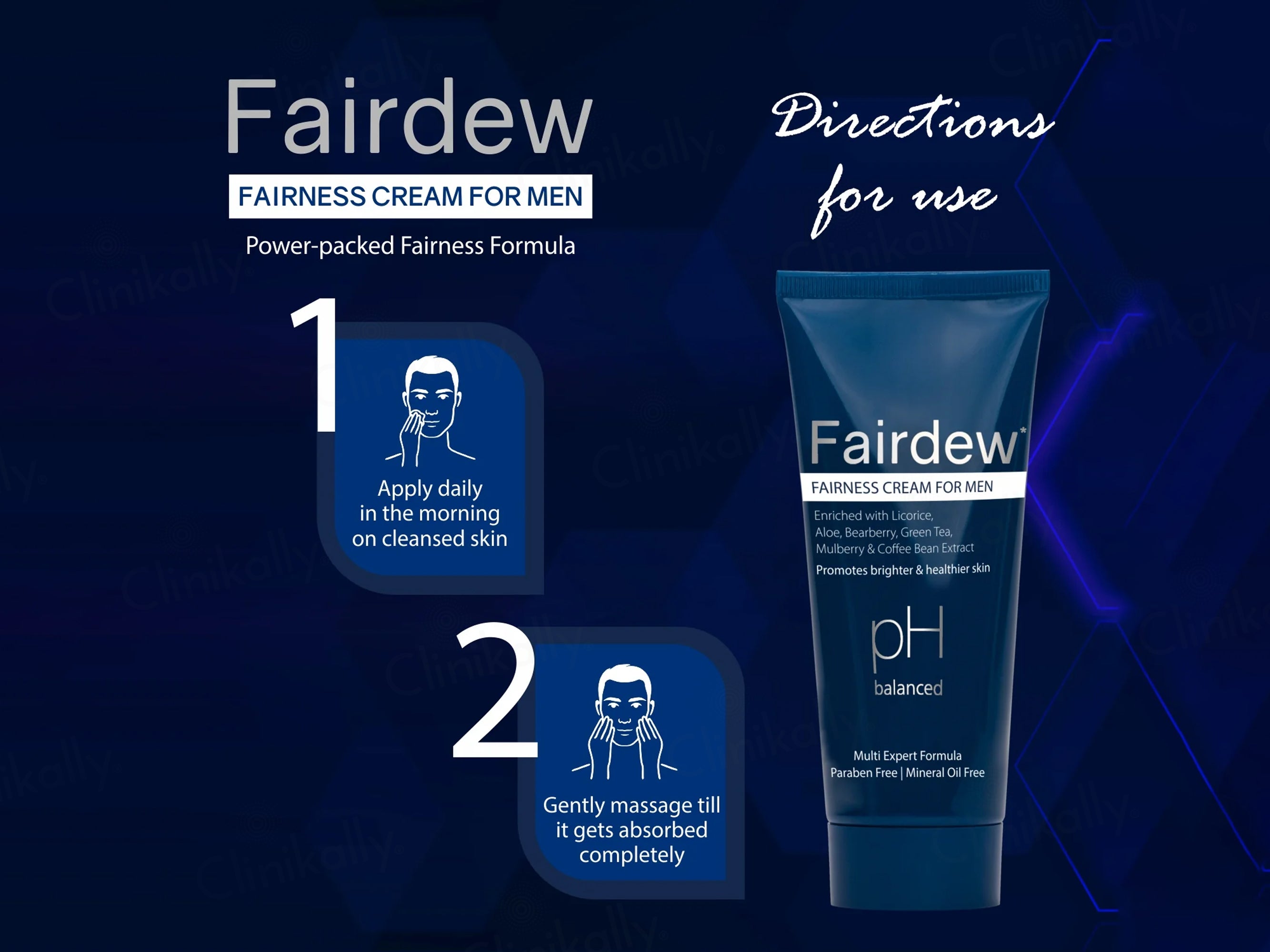 Fairdew pH Balanced Fairness Cream For Men