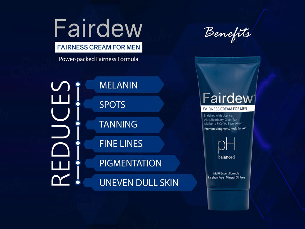 Fairdew pH Balanced Fairness Cream For Men