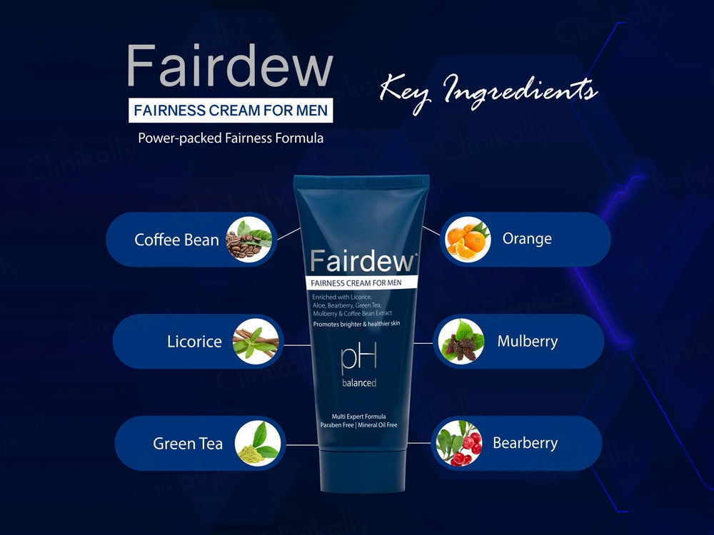 Fairdew pH Balanced Fairness Cream For Men