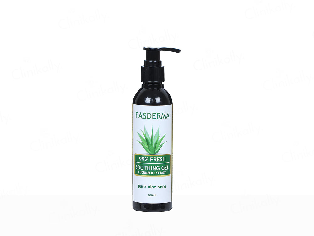 Fasderma 99% Pure Aloe Vera Fresh Soothing Gel With Cucumber Extract
