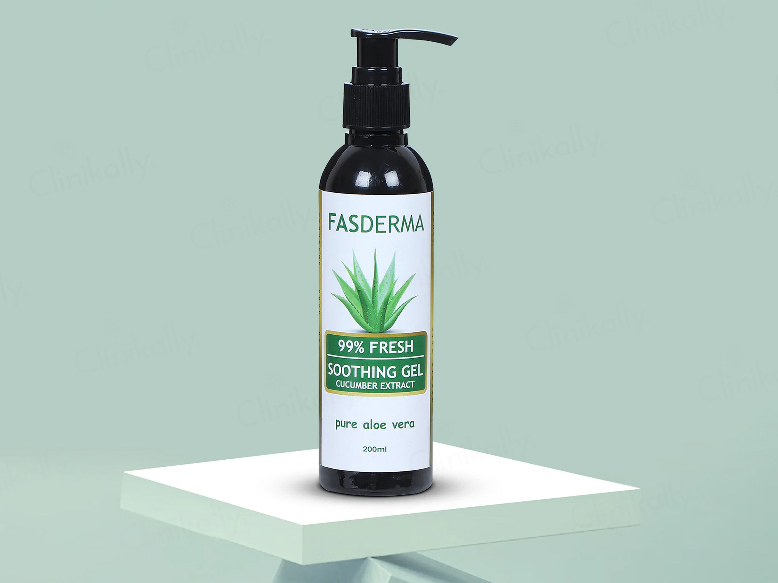Fasderma 99% Pure Aloe Vera Fresh Soothing Gel With Cucumber Extract