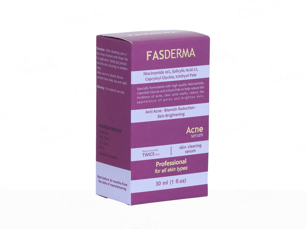 Fasderma Professional Skin Brightening Anti Acne Face Serum