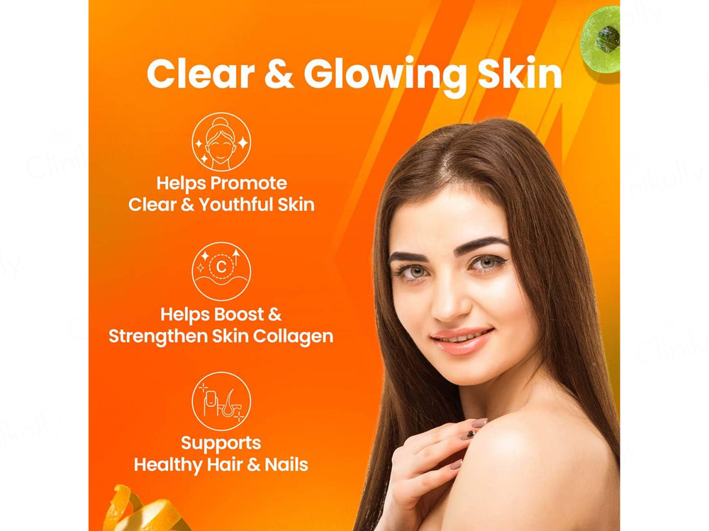 Fast&Up Charge Natural Vitamic C Effervescent Tablet - Fizzy Orange Blast Flavour