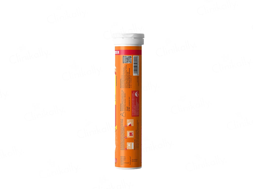 Fast&Up Charge Natural Vitamic C Effervescent Tablet - Fizzy Orange Blast Flavour