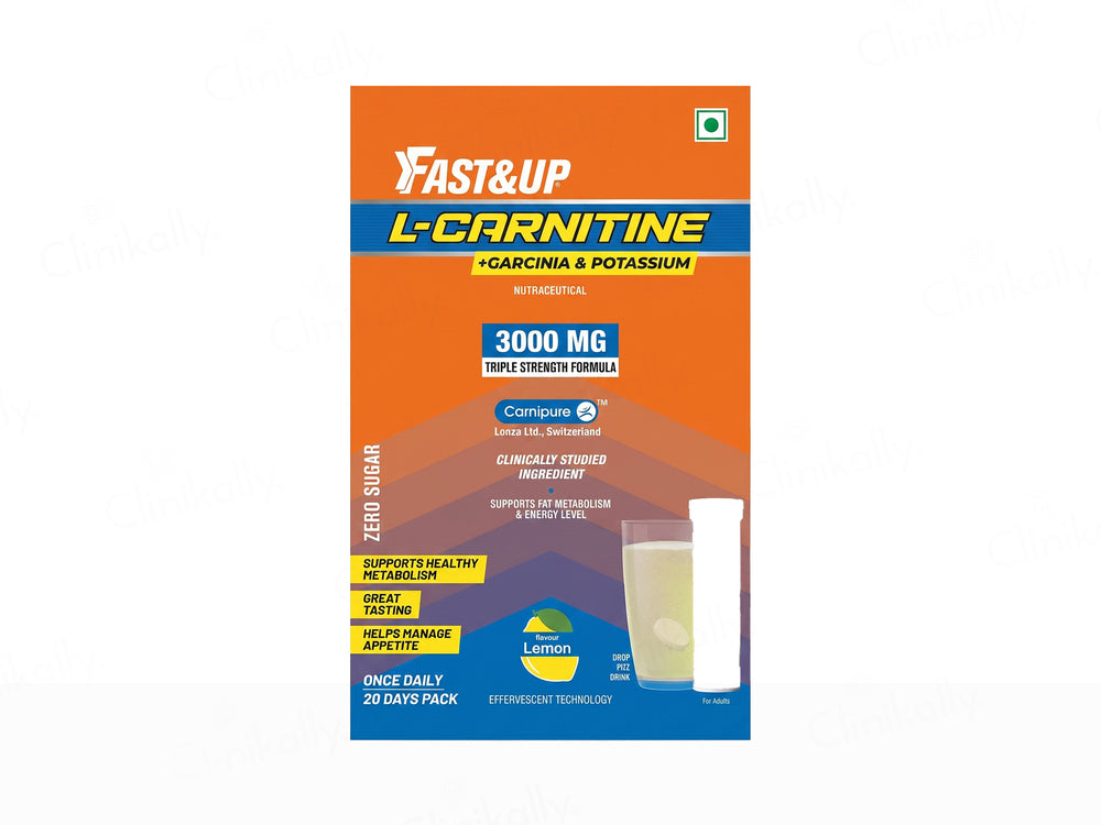 Fast&Up L-Carnitine 3000mg Zero Sugar Effervescent Tablet