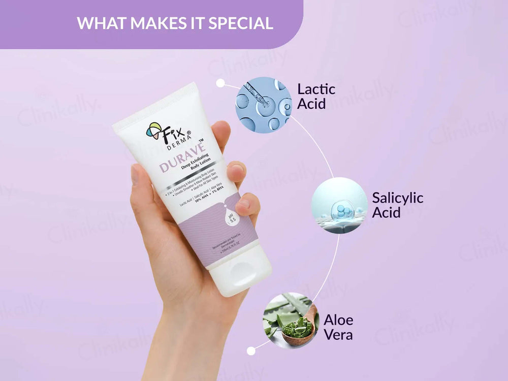 Fixderma Durave Deep Exfoliating Body Lotion